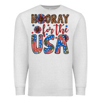 Oatmeal Heather hooray for the usa Premium Sweatshirt - Artiststas