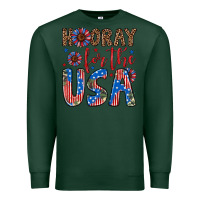 Sports Green hooray for the usa Premium Sweatshirt - Artiststas