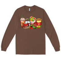 Chestnut watermelon farm fresh coffee cups Long Sleeve Tee - Zillion Design Studio
