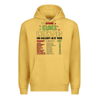Antique Gold black inventors black history Premium Hoodie - MaliasSmallBusiness