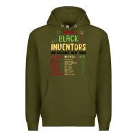 Army Green black inventors black history Premium Hoodie - MaliasSmallBusiness