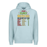 Blue Mist black inventors black history Premium Hoodie - MaliasSmallBusiness