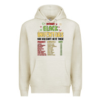 Oatmeal Heather black inventors black history Premium Hoodie - MaliasSmallBusiness