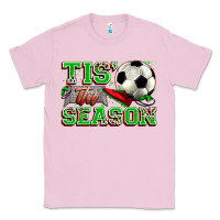 Bubblegum Pink tis' the season soccer Classic Tee - Zillion Design Studio