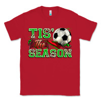 Red tis' the season soccer Classic Tee - Zillion Design Studio
