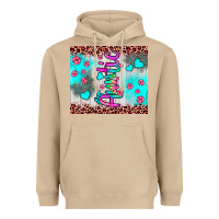 Mushroom auntie leopard turquoise Heavyweight Hoodie - JahusDesignShop