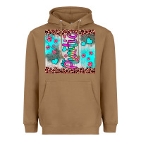 Toasted Coconut auntie leopard turquoise Heavyweight Hoodie - JahusDesignShop