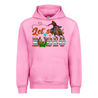 Fuchsia Pink lets rodeo Urban Hoodie - NancyCooperArtShop