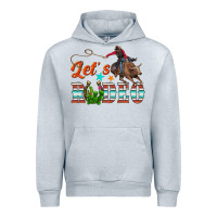Heather Grey lets rodeo Urban Hoodie - NancyCooperArtShop