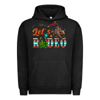 Pigment Black lets rodeo Urban Hoodie - NancyCooperArtShop