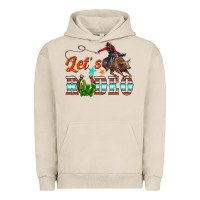 Pigment French Oak lets rodeo Urban Hoodie - NancyCooperArtShop