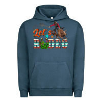Pigment Midnight Navy lets rodeo Urban Hoodie - NancyCooperArtShop