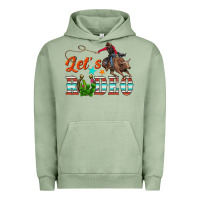 Pigment Oil Green lets rodeo Urban Hoodie - NancyCooperArtShop