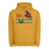 Pigment Peanut Butter lets rodeo Urban Hoodie - NancyCooperArtShop