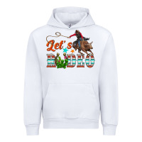 White lets rodeo Urban Hoodie - NancyCooperArtShop