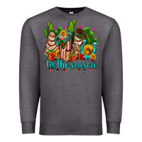 Charcoal Heather tis the season christmas tree  cake Premium Sweatshirt - AdoDesignShop