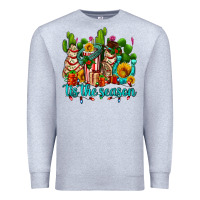Heather Grey tis the season christmas tree  cake Premium Sweatshirt - AdoDesignShop
