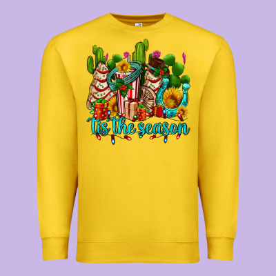 Tis The Season Christmas Tree  Cake Premium Sweatshirt Designed By Adodesignshop