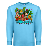 Ocean Blue tis the season christmas tree  cake Premium Sweatshirt - AdoDesignShop