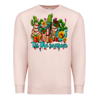 Pale Pink tis the season christmas tree  cake Premium Sweatshirt - AdoDesignShop