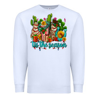 White tis the season christmas tree  cake Premium Sweatshirt - AdoDesignShop