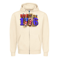 Sandshell est. 1776 4th of july Zipper Hoodie - Zillion Design Studio