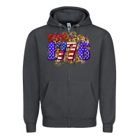Smoke est. 1776 4th of july Zipper Hoodie - Zillion Design Studio