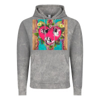 Cloud Rock v.d cow and heart Vintage Hoodie - AdoDesignShop