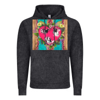 Vintage Black v.d cow and heart Vintage Hoodie - AdoDesignShop