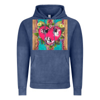 Vintage Denim v.d cow and heart Vintage Hoodie - AdoDesignShop