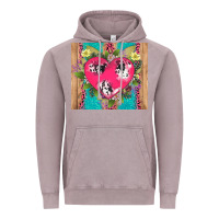 Vintage Zinc v.d cow and heart Vintage Hoodie - AdoDesignShop