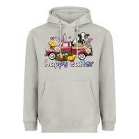 Moon Dust happy easter trucks Heavyweight Hoodie - AdoDesignShop