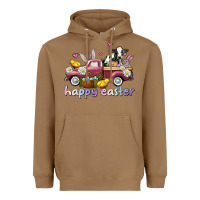 Toasted Coconut happy easter trucks Heavyweight Hoodie - AdoDesignShop