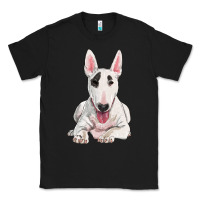 Black bull terrier Classic Tee - RanaPortraitStore