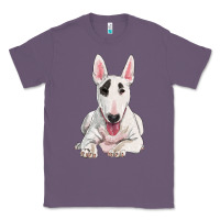 Lavender bull terrier Classic Tee - RanaPortraitStore