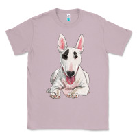 Lilac bull terrier Classic Tee - RanaPortraitStore