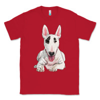 Red bull terrier Classic Tee - RanaPortraitStore