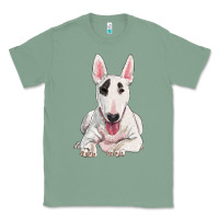 Sage bull terrier Classic Tee - RanaPortraitStore