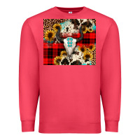 Cardinal bullskull Sunflower Premium Sweatshirt - JahusDesignShop