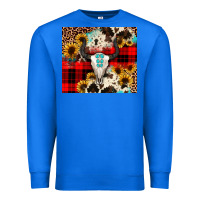 True Royal bullskull Sunflower Premium Sweatshirt - JahusDesignShop