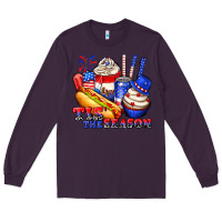 Plum tis the season billie wilder Long Sleeve Tee - texasbilliewilder