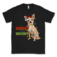 Black merry and bright chihuahua Classic Tee - RanaPortraitStore
