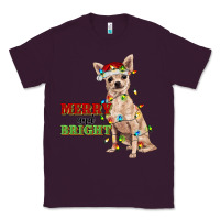 Plum merry and bright chihuahua Classic Tee - RanaPortraitStore