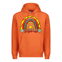 Carrot Softball Rainbow Premium Hoodie - RanaPortraitStore