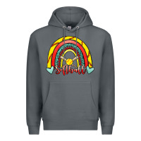 Rock Softball Rainbow Premium Hoodie - RanaPortraitStore