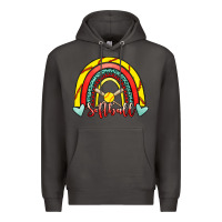 Smoke Softball Rainbow Premium Hoodie - RanaPortraitStore