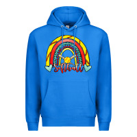 True Royal Softball Rainbow Premium Hoodie - RanaPortraitStore