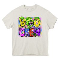 Cream boo crew Heavy Core Tee - CowhideDigitalArt