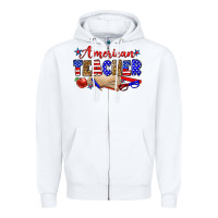 White American teacher Zipper Hoodie - Zillion Design Studio