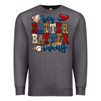 Charcoal Heather hey batter batter swing baseball Premium Sweatshirt - Jasminsmagicworld